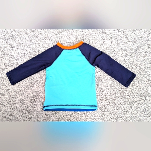 NWOT Cat&Jack Baby (12 Months) Long Sleeve Rashguard Swim Beach Sun Top/Shirt - Picture 3 of 8